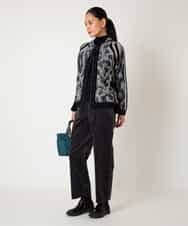 R6LAF31230 HIROKO BIS(小さいサイズ)(メゾン ドゥ サンク) 【小さいサイズ】ストレッチコーデュロイパンツ /洗える ダークグレー