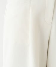 R6LAU41270 HIROKO BIS(小さいサイズ)(メゾン ドゥ サンク) 【小さいサイズ/洗濯機で洗える】起毛ストレッチフレアシルエットパンツ ネイビー