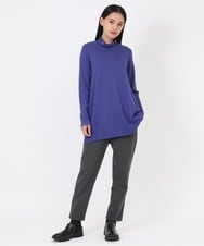 R6LAW50230 HIROKO BIS(小さいサイズ)(メゾン ドゥ サンク) 【小さいサイズ/洗濯機で洗える】カシミアタッチツイルストレッチパンツ　 ブラック