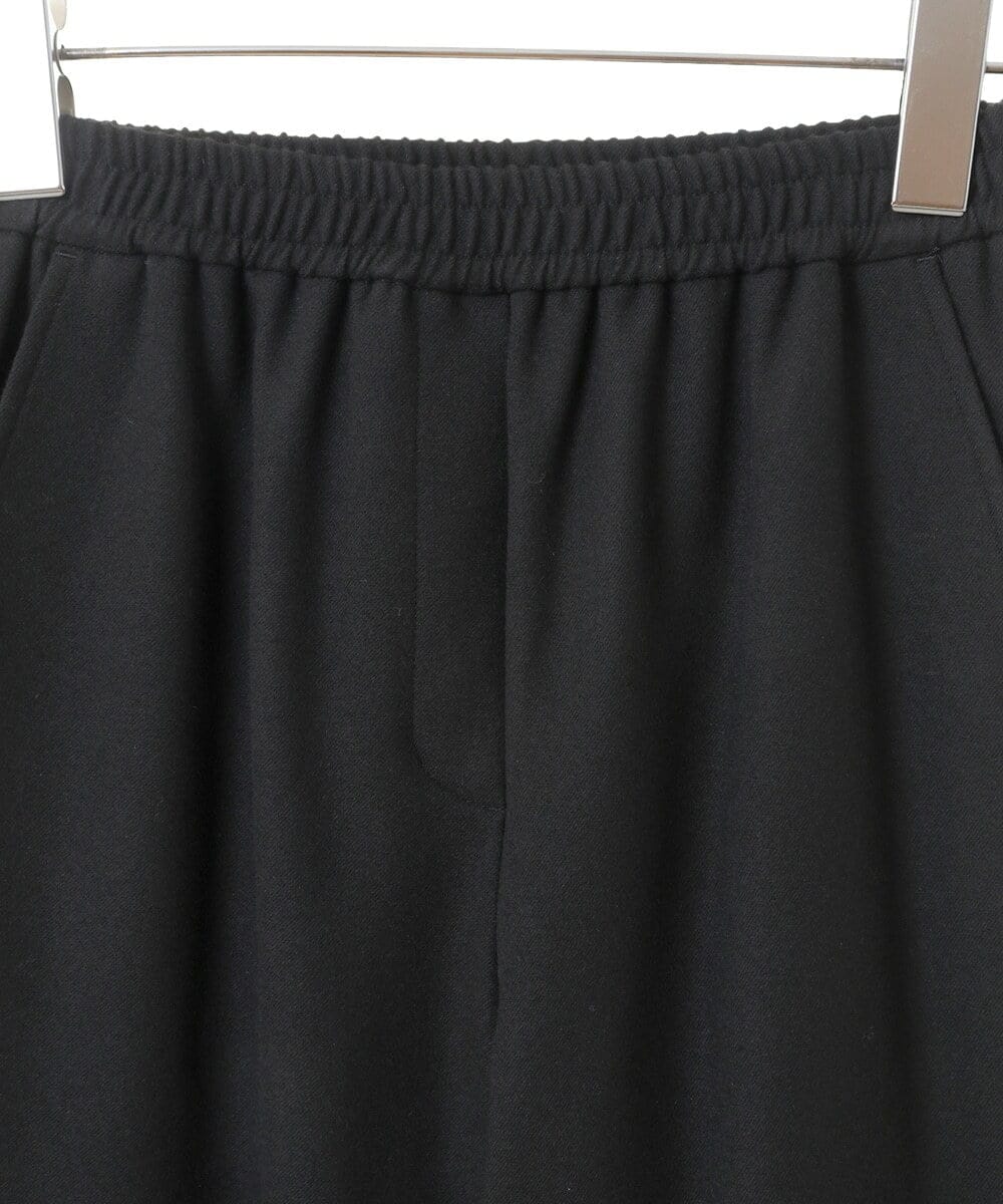 R6LAW50230 HIROKO BIS(小さいサイズ)(メゾン ドゥ サンク) 【小さいサイズ/洗濯機で洗える】カシミアタッチツイルストレッチパンツ　 ブラック