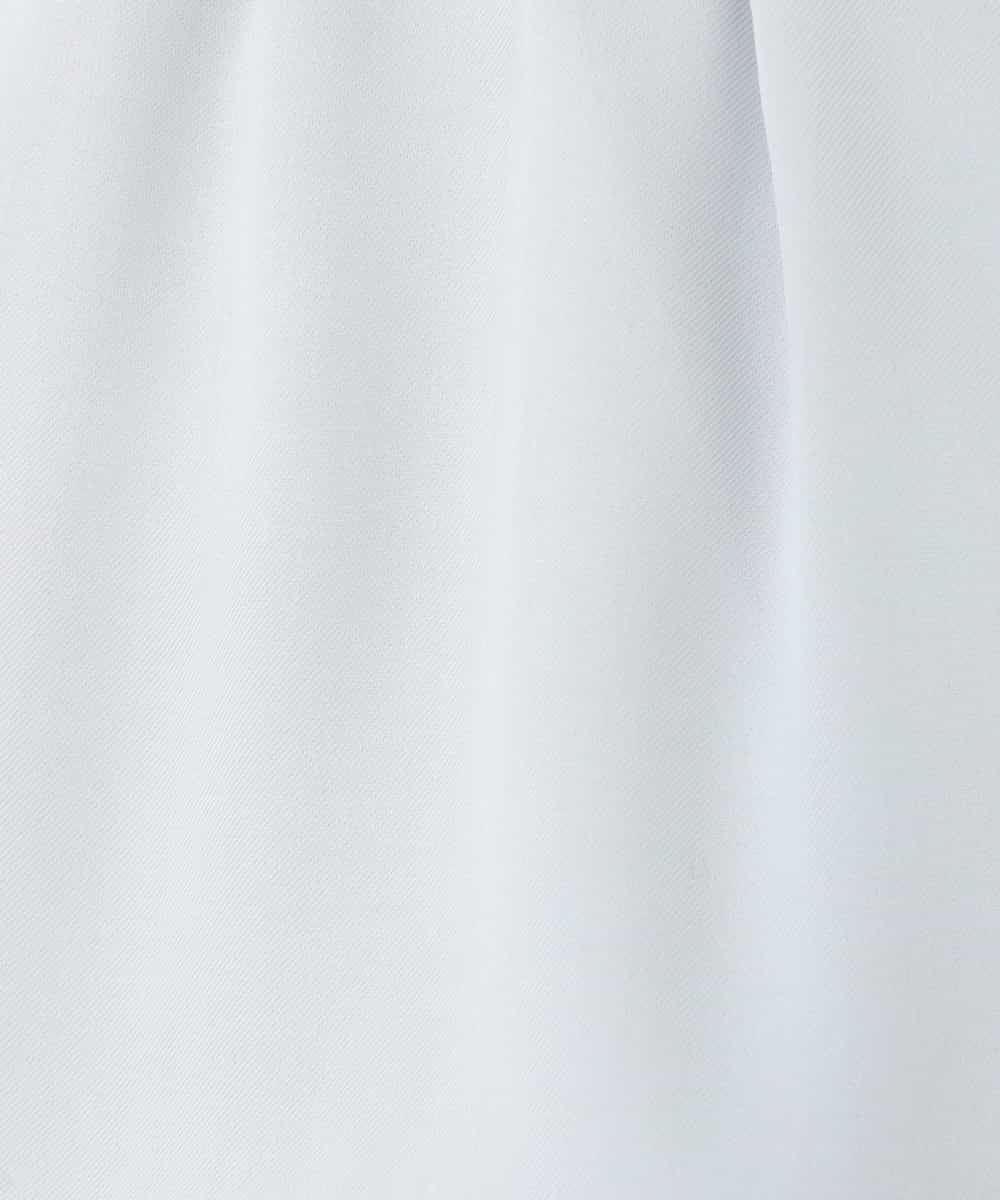 R6LDP11190 HIROKO BIS(小さいサイズ)(メゾン ドゥ サンク) 【小さいサイズ/洗濯機で洗える】タックワイドパンツ ライトグレー
