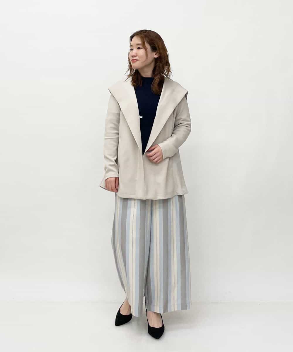 R6LDP16230 HIROKO BIS(小さいサイズ)(メゾン ドゥ サンク) 【小さいサイズ】デザインストライプパンツ ピンク