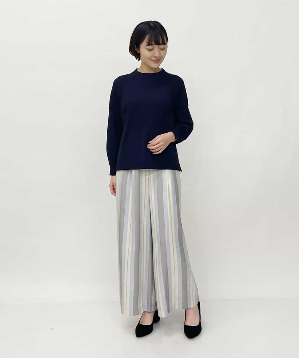 R6LDP16230 HIROKO BIS(小さいサイズ)(メゾン ドゥ サンク) 【小さいサイズ】デザインストライプパンツ ピンク