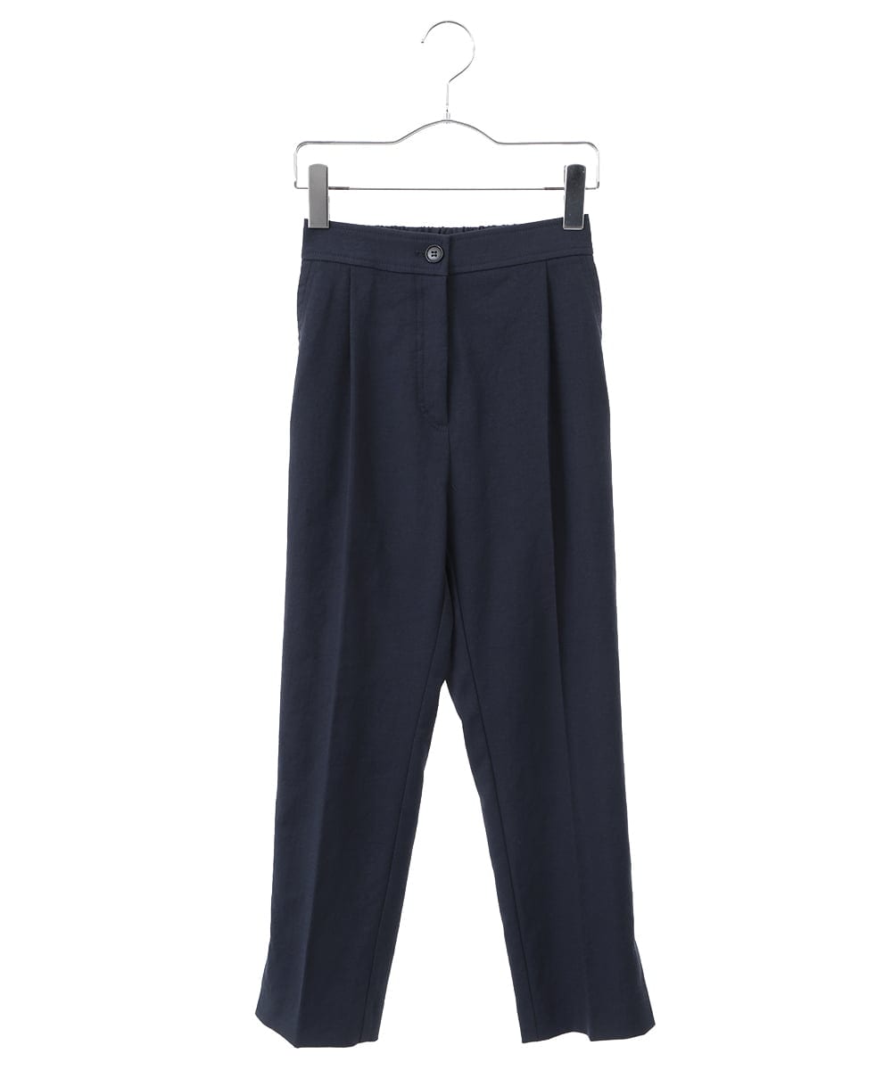 R6LFB40230 HIROKO BIS(小さいサイズ)(メゾン ドゥ サンク) 【小さいサイズ】ボディシェルライトクロップドパンツ ホワイト