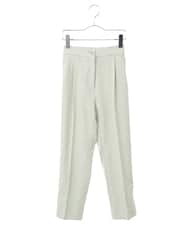 R6LFB40230 HIROKO BIS(小さいサイズ)(メゾン ドゥ サンク) 【小さいサイズ】ボディシェルライトクロップドパンツ ホワイト