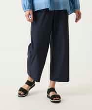 R6LFD51170 HIROKO BIS(小さいサイズ)(メゾン ドゥ サンク) 【小さいサイズ】ハイストレッチセミワイドパンツ ホワイト