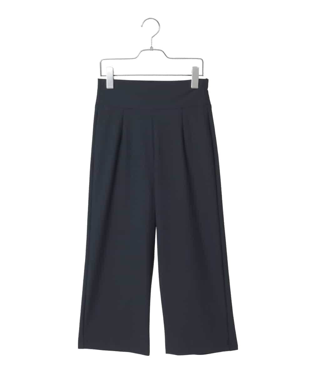 R6LFD51170 HIROKO BIS(小さいサイズ)(メゾン ドゥ サンク) 【小さいサイズ】ハイストレッチセミワイドパンツ ホワイト