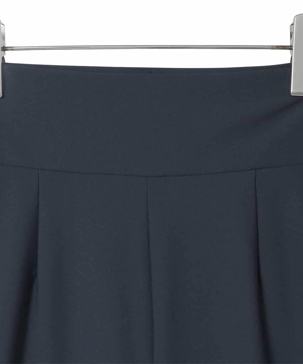 R6LFD51170 HIROKO BIS(小さいサイズ)(メゾン ドゥ サンク) 【小さいサイズ】ハイストレッチセミワイドパンツ ホワイト