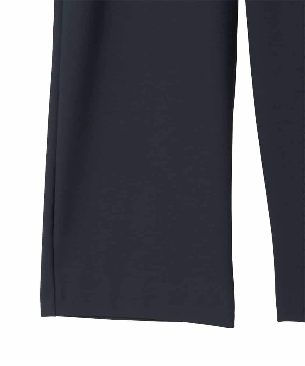 R6LFD51170 HIROKO BIS(小さいサイズ)(メゾン ドゥ サンク) 【小さいサイズ】ハイストレッチセミワイドパンツ ホワイト