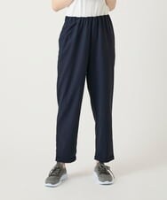 R6LGE40230 HIROKO BIS(小さいサイズ)(メゾン ドゥ サンク) 【小さいサイズ】ウエストギャザーストレッチパンツ ネイビー