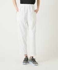 R6LGE40230 HIROKO BIS(小さいサイズ)(メゾン ドゥ サンク) 【小さいサイズ】ウエストギャザーストレッチパンツ ホワイト