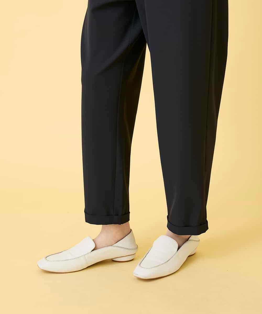 R6LGE40230 HIROKO BIS(小さいサイズ)(メゾン ドゥ サンク) 【小さいサイズ】ウエストギャザーストレッチパンツ ネイビー