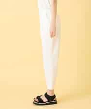 R6LGE55190 HIROKO BIS(小さいサイズ)(メゾン ドゥ サンク) 【小さいサイズ】エアリーフィット2WAYストレッチパンツ ホワイト