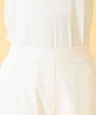 R6LGE55190 HIROKO BIS(小さいサイズ)(メゾン ドゥ サンク) 【小さいサイズ】エアリーフィット2WAYストレッチパンツ ホワイト