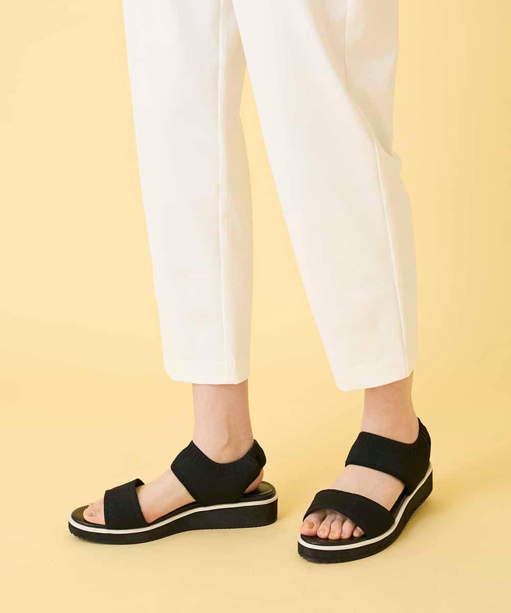 R6LGE55190 HIROKO BIS(小さいサイズ)(メゾン ドゥ サンク) 【小さいサイズ】エアリーフィット2WAYストレッチパンツ ホワイト