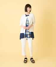 R6LGE55190 HIROKO BIS(小さいサイズ)(メゾン ドゥ サンク) 【小さいサイズ】エアリーフィット2WAYストレッチパンツ ホワイト