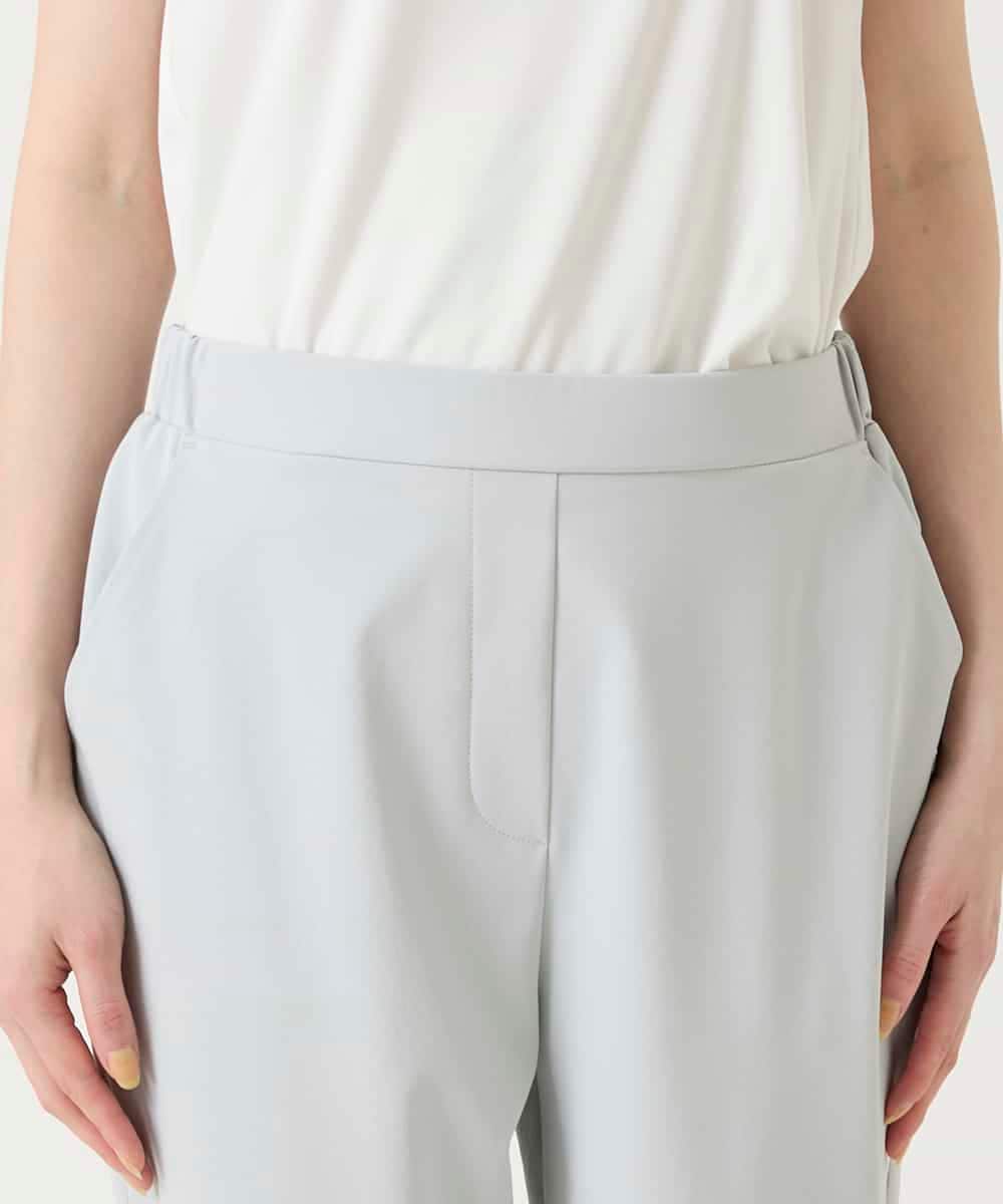 R6LGE55190 HIROKO BIS(小さいサイズ)(メゾン ドゥ サンク) 【小さいサイズ】エアリーフィット2WAYストレッチパンツ ライトグレー