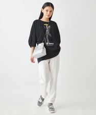 R6LGW83230 HIROKO BIS(小さいサイズ)(メゾン ドゥ サンク) 【小さいサイズ】パウダリーストレッチパンツ ホワイト