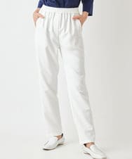 R6LGW83230 HIROKO BIS(小さいサイズ)(メゾン ドゥ サンク) 【小さいサイズ】パウダリーストレッチパンツ ホワイト
