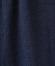 R6LHA51230 HIROKO BIS(小さいサイズ)(メゾン ドゥ サンク) 【小さいサイズ】リネンライクドライイージーワイドパンツ ネイビー