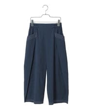 R6LHE40230 HIROKO BIS(小さいサイズ)(メゾン ドゥ サンク) 【小さいサイズ】立体ポケットタックデザインパンツ ネイビー