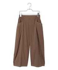 R6LHE40230 HIROKO BIS(小さいサイズ)(メゾン ドゥ サンク) 【小さいサイズ】立体ポケットタックデザインパンツ ネイビー