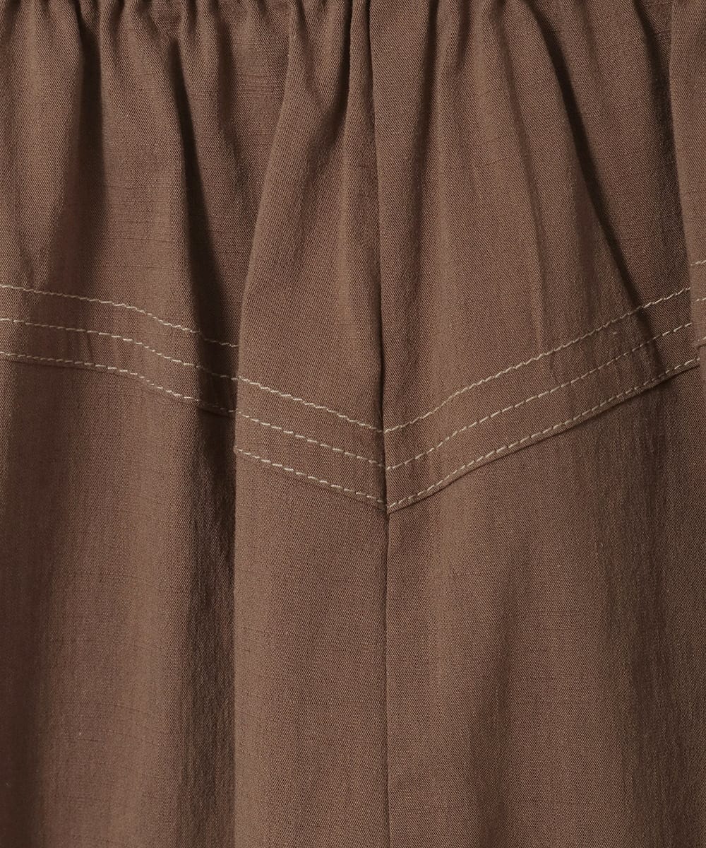 R6LHE40230 HIROKO BIS(小さいサイズ)(メゾン ドゥ サンク) 【小さいサイズ】立体ポケットタックデザインパンツ ネイビー