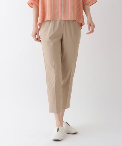 R6LHS27190 HIROKO BIS(小さいサイズ) 【小さいサイズ】ストレッチピケシルエットパンツ