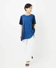 R6LIB40260 HIROKO BIS(小さいサイズ)(メゾン ドゥ サンク) 【小さいサイズ/洗濯機で洗える】2WAYストレッチベルボトムパンツ ブラック