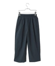 R6LIE21230 HIROKO BIS(小さいサイズ)(メゾン ドゥ サンク) 【小さいサイズ/接触冷感/UVカット/遮熱性】ソフトタイプライタータックテーパードパンツ ブラウン