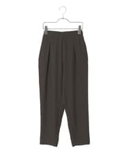 R6LJD01180 HIROKO BIS(小さいサイズ)(メゾン ドゥ サンク) 【小さいサイズ】テーパードジョーゼットパンツ ブラウン