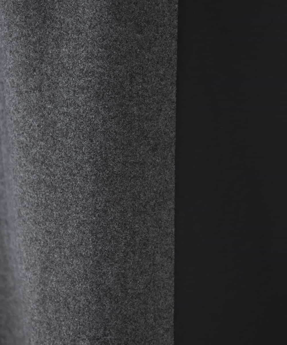 R6PAD27330 HIROKO BIS(小さいサイズ)(メゾン ドゥ サンク) 【小さいサイズ】異素材Vネックジャンパースカート グレー