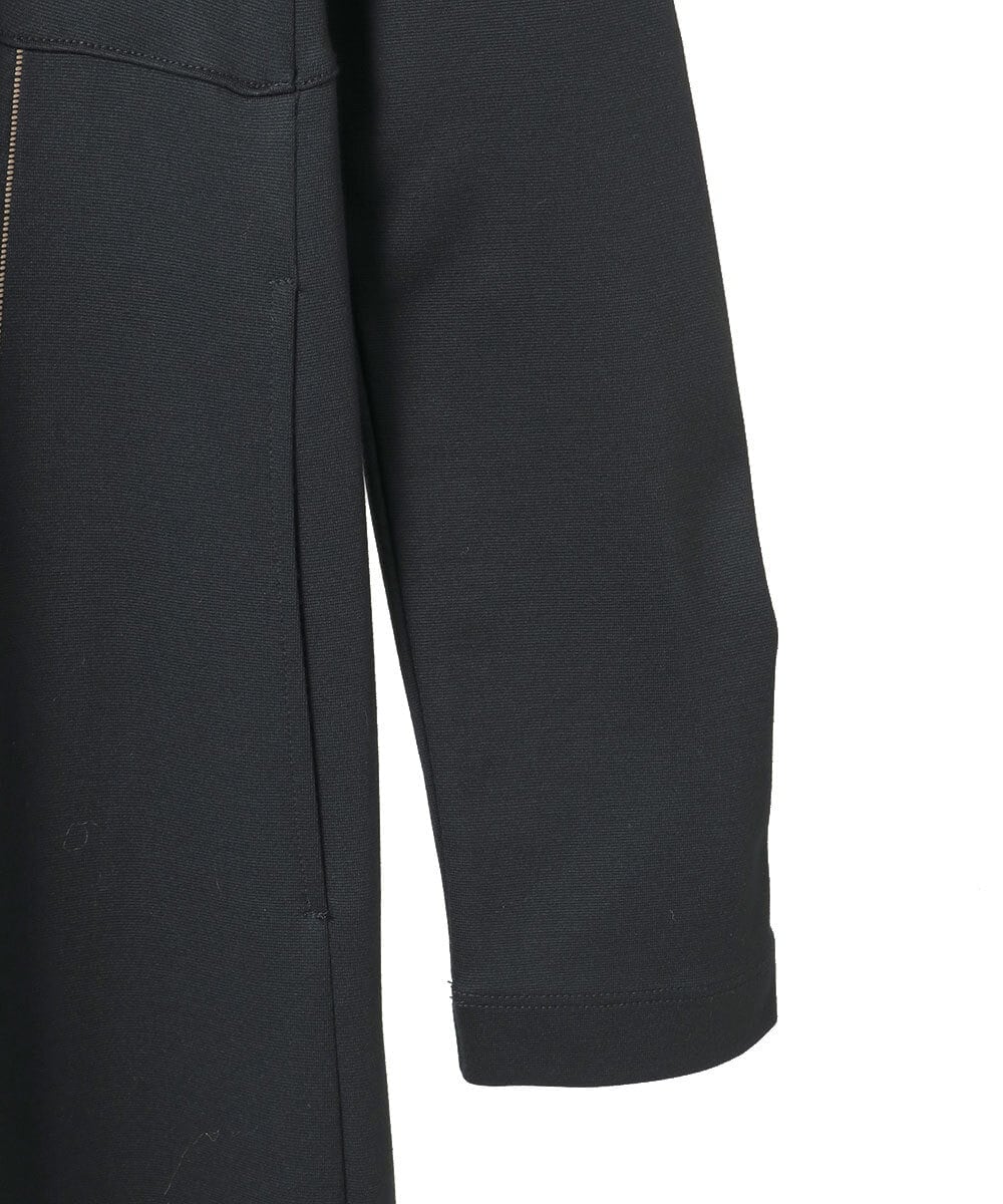 R6PAE42490 HIROKO BIS(小さいサイズ)(メゾン ドゥ サンク) 【小さいサイズ】ラインアクセント切り替えデザインポンチワンピース ブラック