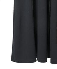 R6PAE42490 HIROKO BIS(小さいサイズ)(メゾン ドゥ サンク) 【小さいサイズ】ラインアクセント切り替えデザインポンチワンピース ブラック