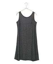 R6PAE42490 HIROKO BIS(小さいサイズ)(メゾン ドゥ サンク) 【小さいサイズ】ラインアクセント切り替えデザインポンチワンピース ブラック