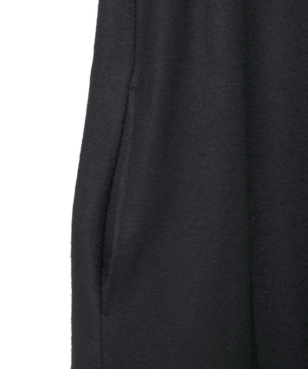 R6PAF02390 HIROKO BIS(小さいサイズ)(メゾン ドゥ サンク) 【小さいサイズ】スムースウールAラインジャンパースカート ブラック