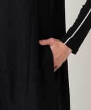 R6PAF02390 HIROKO BIS(小さいサイズ)(メゾン ドゥ サンク) 【小さいサイズ】スムースウールAラインジャンパースカート ブラック