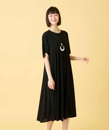 R6PGE02390 HIROKO BIS(小さいサイズ) 【小さいサイズ】ケープスリーブデザインワンピース