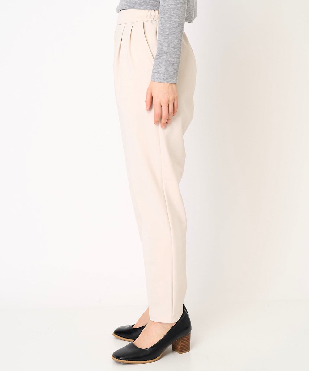 R6QAA26240 HIROKO BIS(小さいサイズ)(メゾン ドゥ サンク) 【小さいサイズ/洗える】ハイストレッチイージーパンツ アイボリー