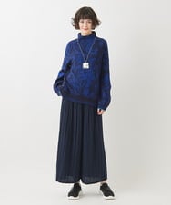 R6QAC42290 HIROKO BIS(小さいサイズ)(メゾン ドゥ サンク) 【小さいサイズ】プリーツニットパンツ ブラック