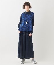 R6QAC42290 HIROKO BIS(小さいサイズ)(メゾン ドゥ サンク) 【小さいサイズ】プリーツニットパンツ ブラック