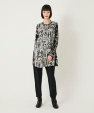 R6QAE30190 HIROKO BIS(小さいサイズ)(メゾン ドゥ サンク) 【小さいサイズ】裏起毛ジョガープルオンパンツ グレー