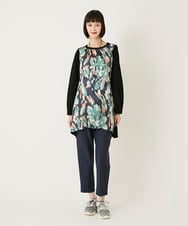 R6QAE30190 HIROKO BIS(小さいサイズ)(メゾン ドゥ サンク) 【小さいサイズ】裏起毛ジョガープルオンパンツ グレー