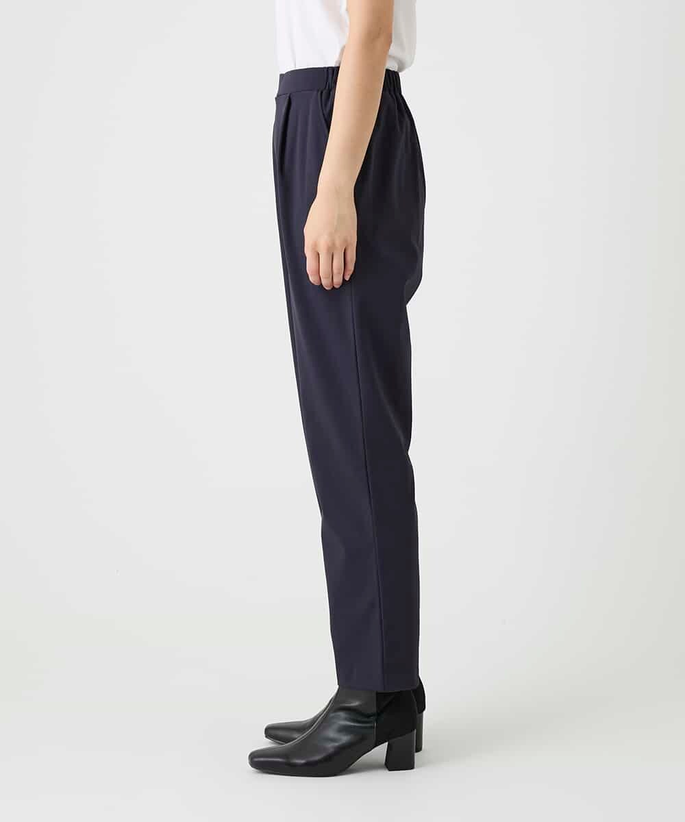 R6QAG60190 HIROKO BIS(小さいサイズ)(メゾン ドゥ サンク) 【小さいサイズ】裏起毛ストレッチベーシックパンツ ネイビー