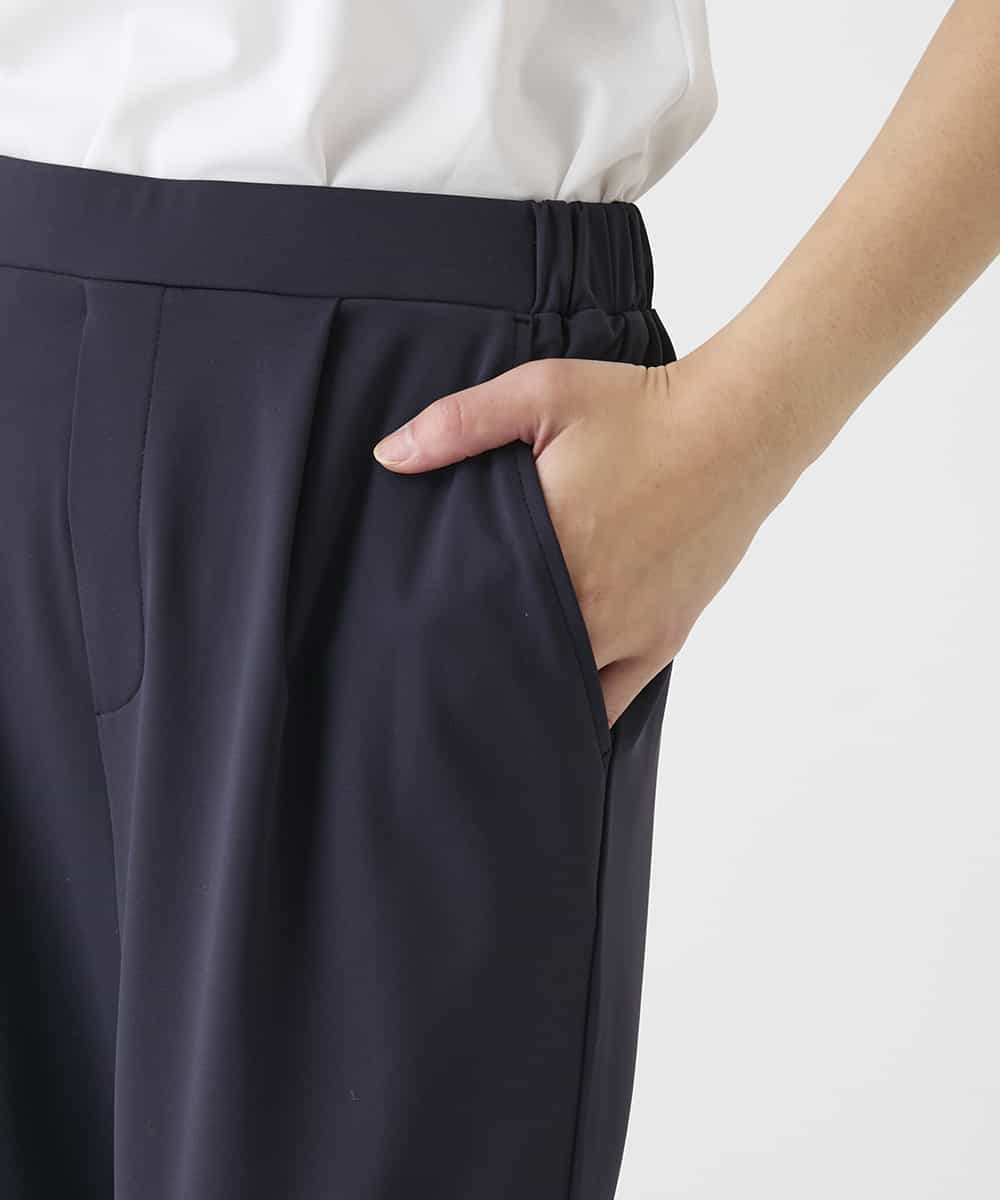 R6QAG60190 HIROKO BIS(小さいサイズ)(メゾン ドゥ サンク) 【小さいサイズ】裏起毛ストレッチベーシックパンツ ネイビー