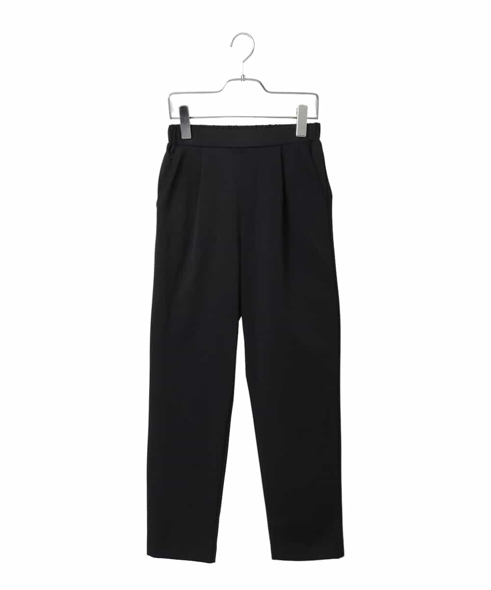 R6QAG60190 HIROKO BIS(小さいサイズ)(メゾン ドゥ サンク) 【小さいサイズ】裏起毛ストレッチベーシックパンツ ブラック