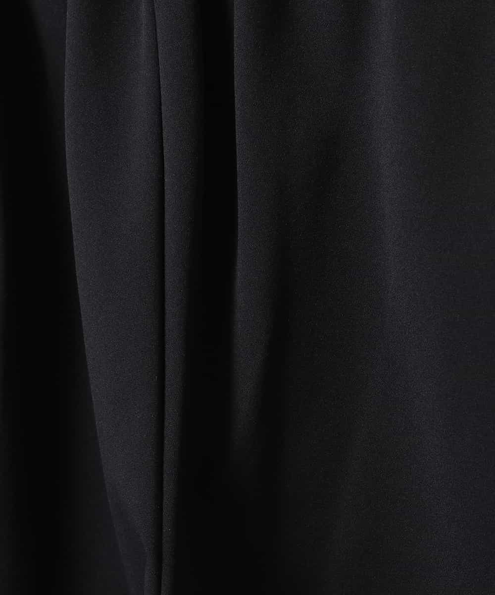 R6QAG60190 HIROKO BIS(小さいサイズ)(メゾン ドゥ サンク) 【小さいサイズ】裏起毛ストレッチベーシックパンツ ブラック