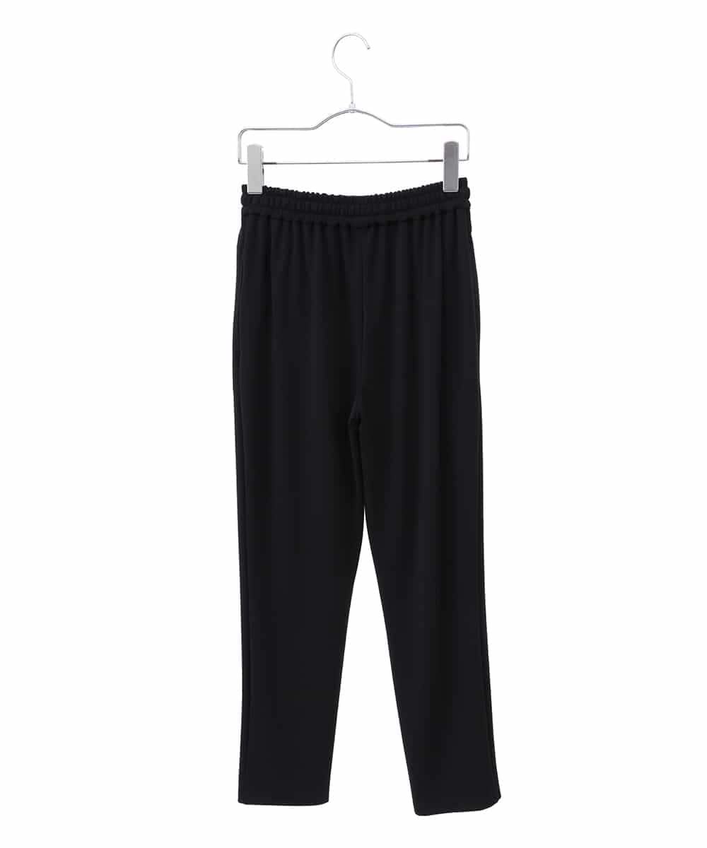 R6QHA81180 HIROKO BIS(小さいサイズ)(メゾン ドゥ サンク) 【小さいサイズ】ストレッチポンチテーパードパンツ ブラック