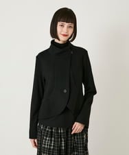 R6TAF01360 HIROKO BIS(小さいサイズ)(メゾン ドゥ サンク) 【小さいサイズ】スムースウールコンパクトジャケット アイボリー