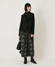 R6TAF01360 HIROKO BIS(小さいサイズ)(メゾン ドゥ サンク) 【小さいサイズ】スムースウールコンパクトジャケット アイボリー